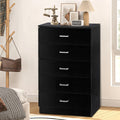 Black 5 Drawer Dresser N60360