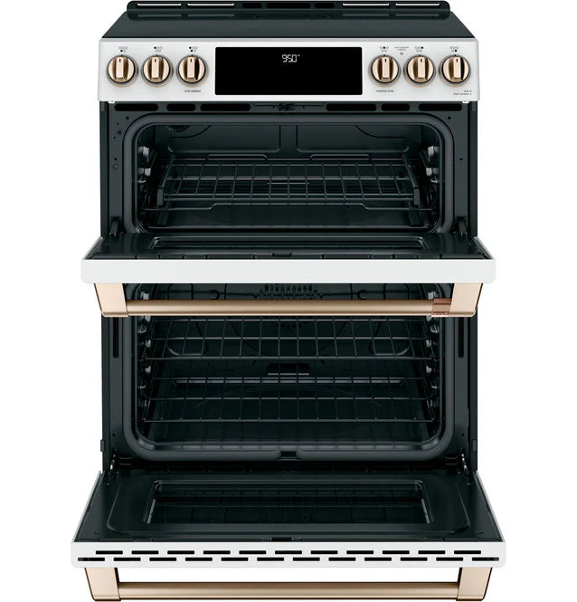 30 In. Slide-In Induction Convection Double Oven Range R9590