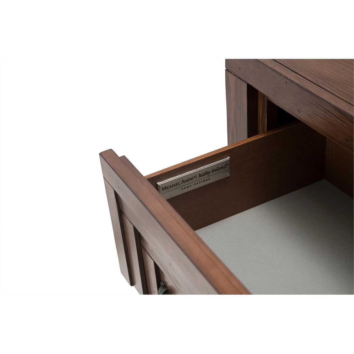 Rustic Brown Wood Dresser with Mirror M508