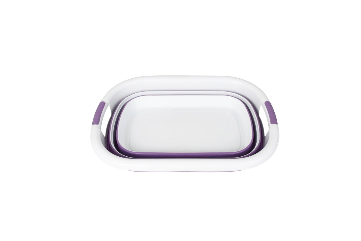 2-Pack Collapsible Plastic Laundry Baskets W121751