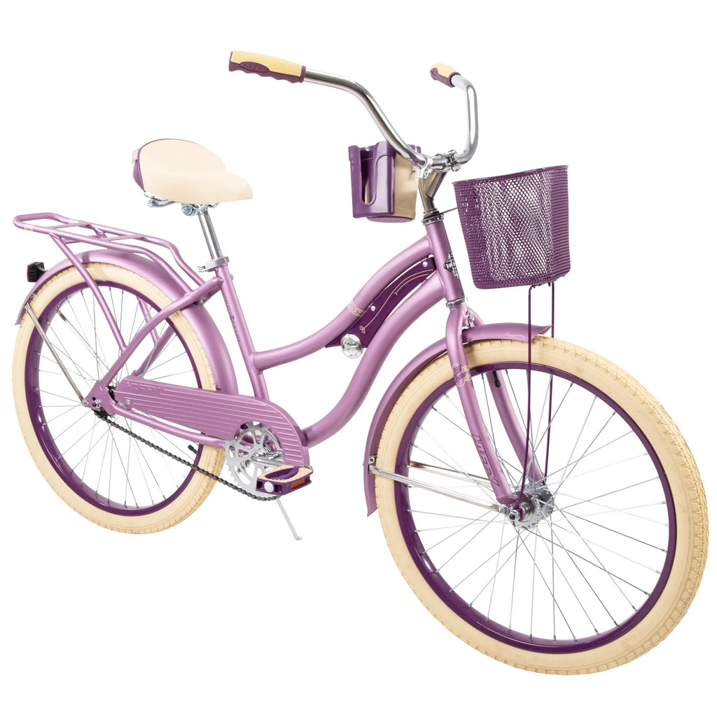 24 Inch Purple Satin Cruiser Bike M680439