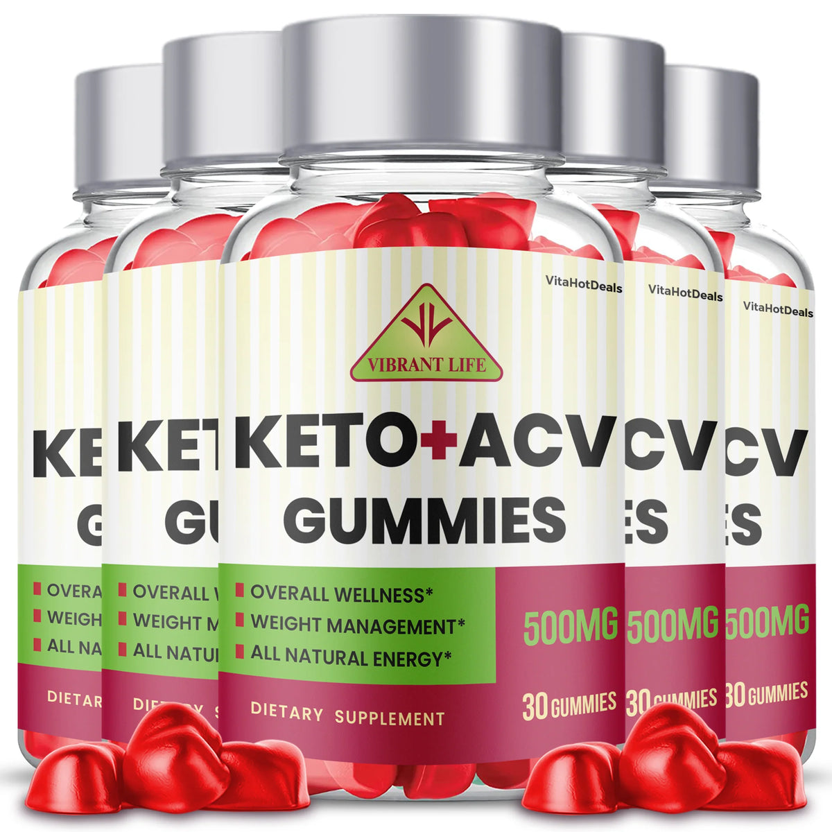 Keto ACV Gummies 5 Pack P7028