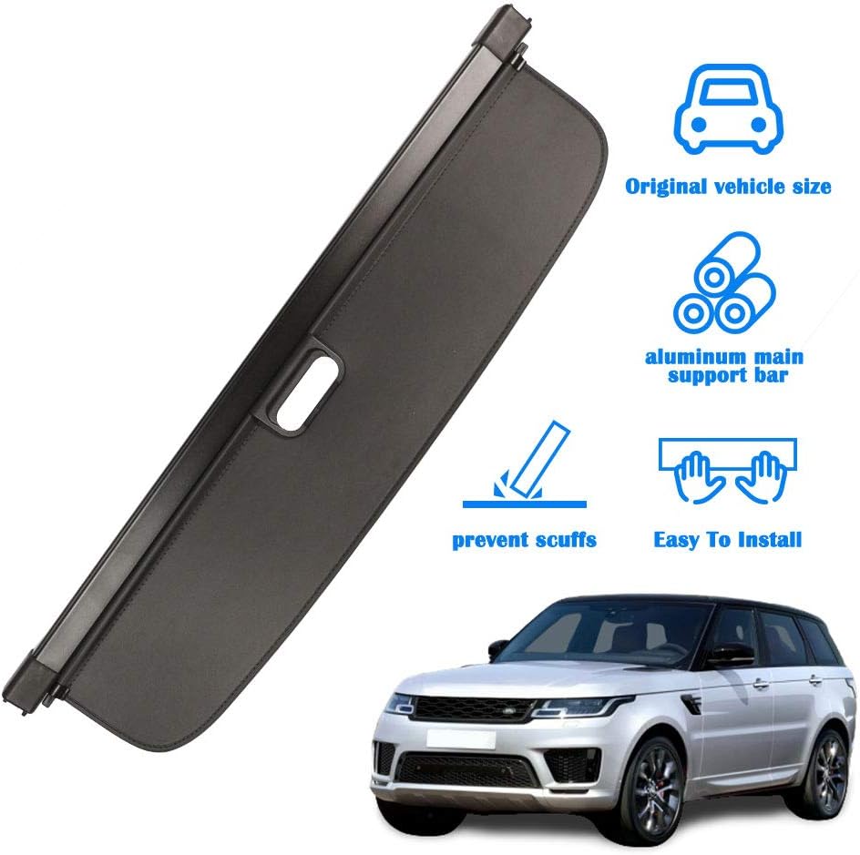 Black Retractable Cargo Cover B40751