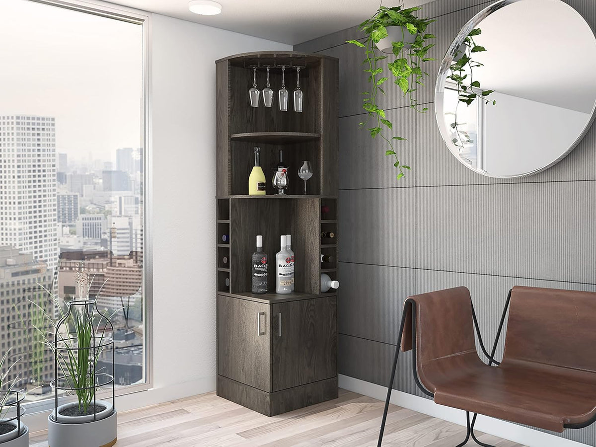 Corner Bar Cabinet J482531