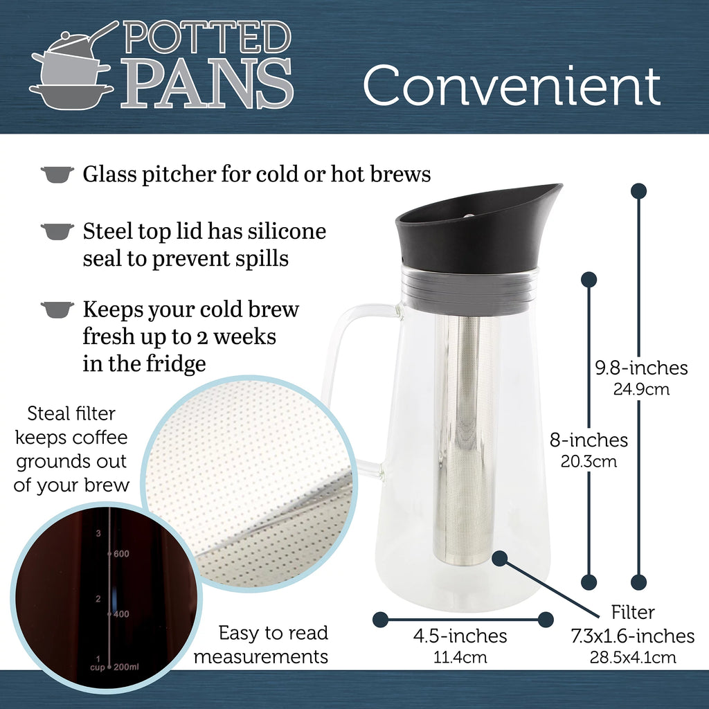 Glass Cold Brew Coffee Maker T810