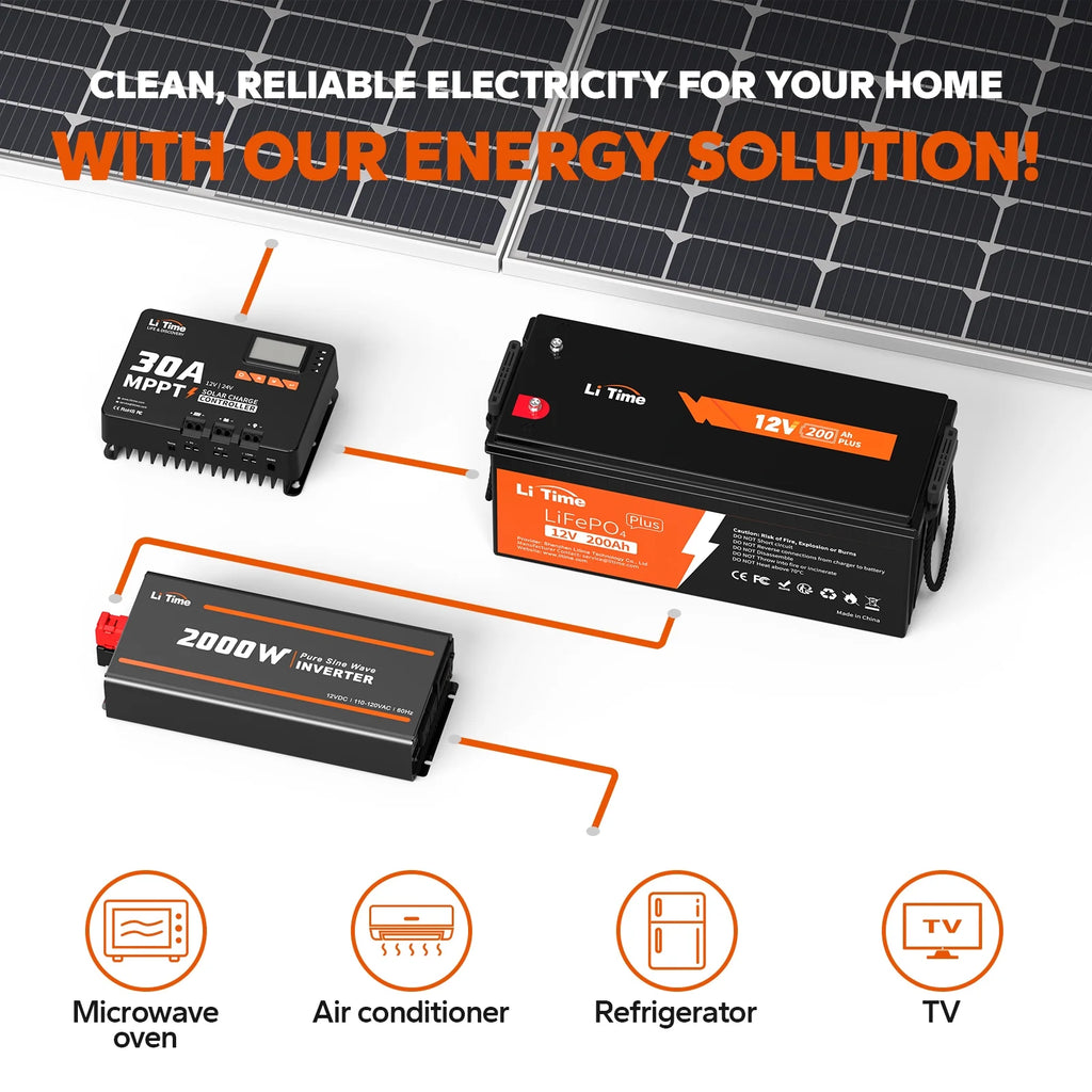 12V 200Ah Lithium LiFePO4 Battery V187189