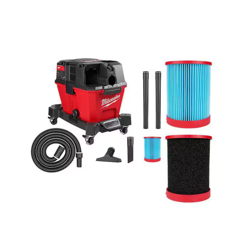 6 Gal. Cordless Wet/Dry Shop Vacuum with Hose and Filter B627