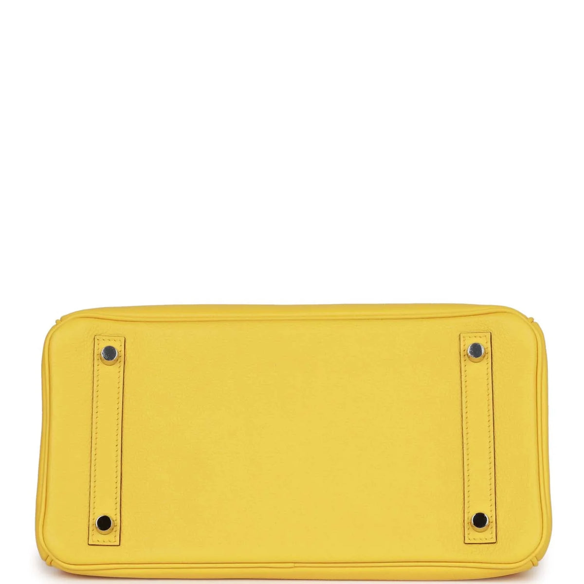 Birkin 30 Jaune de Naples Taurillon Novillo Palladium Hardware V543