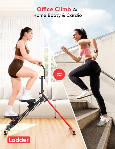 Adjustable Folding Stair Stepper with Handlebar Y90499