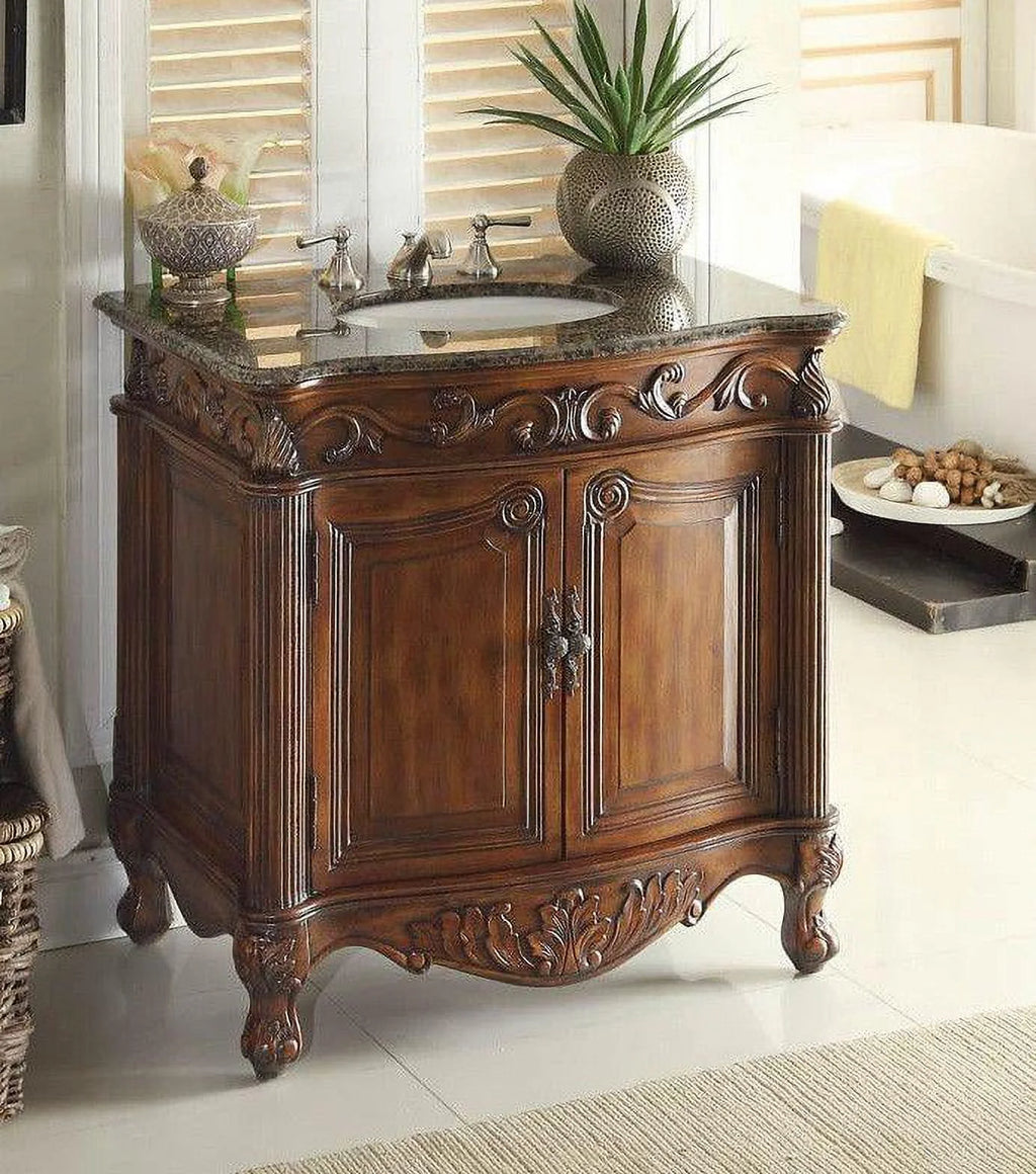 32" Brown Bathroom Vanity M11914