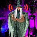 6Ft Light-up Eyes Hanging Witch Halloween Prop Y9009