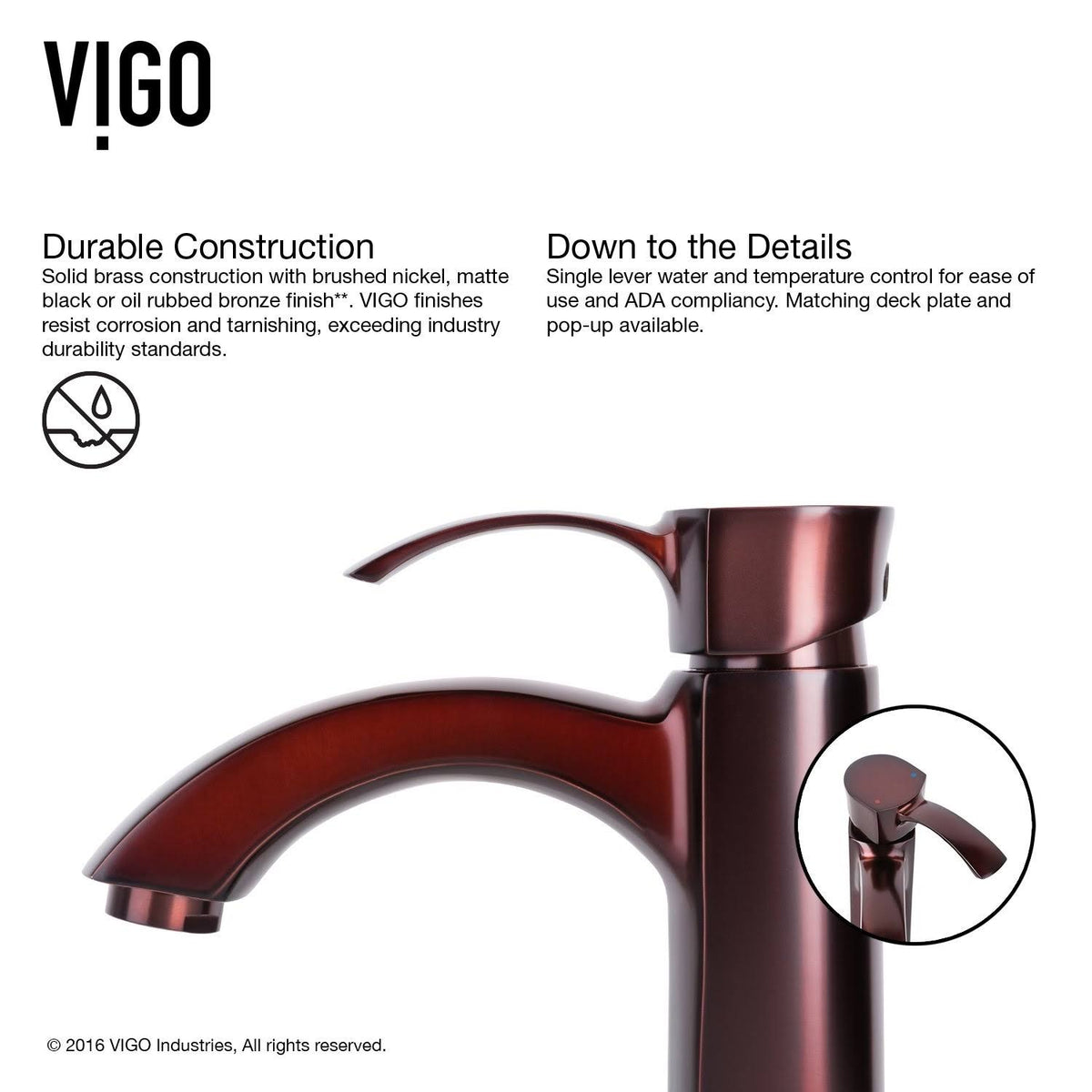 Glass Vessel Sink and Faucet Set Oil Rubbed Bronze V239188