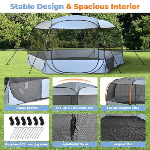 XLarge Popup Portable Dog House with Canopy Y99090