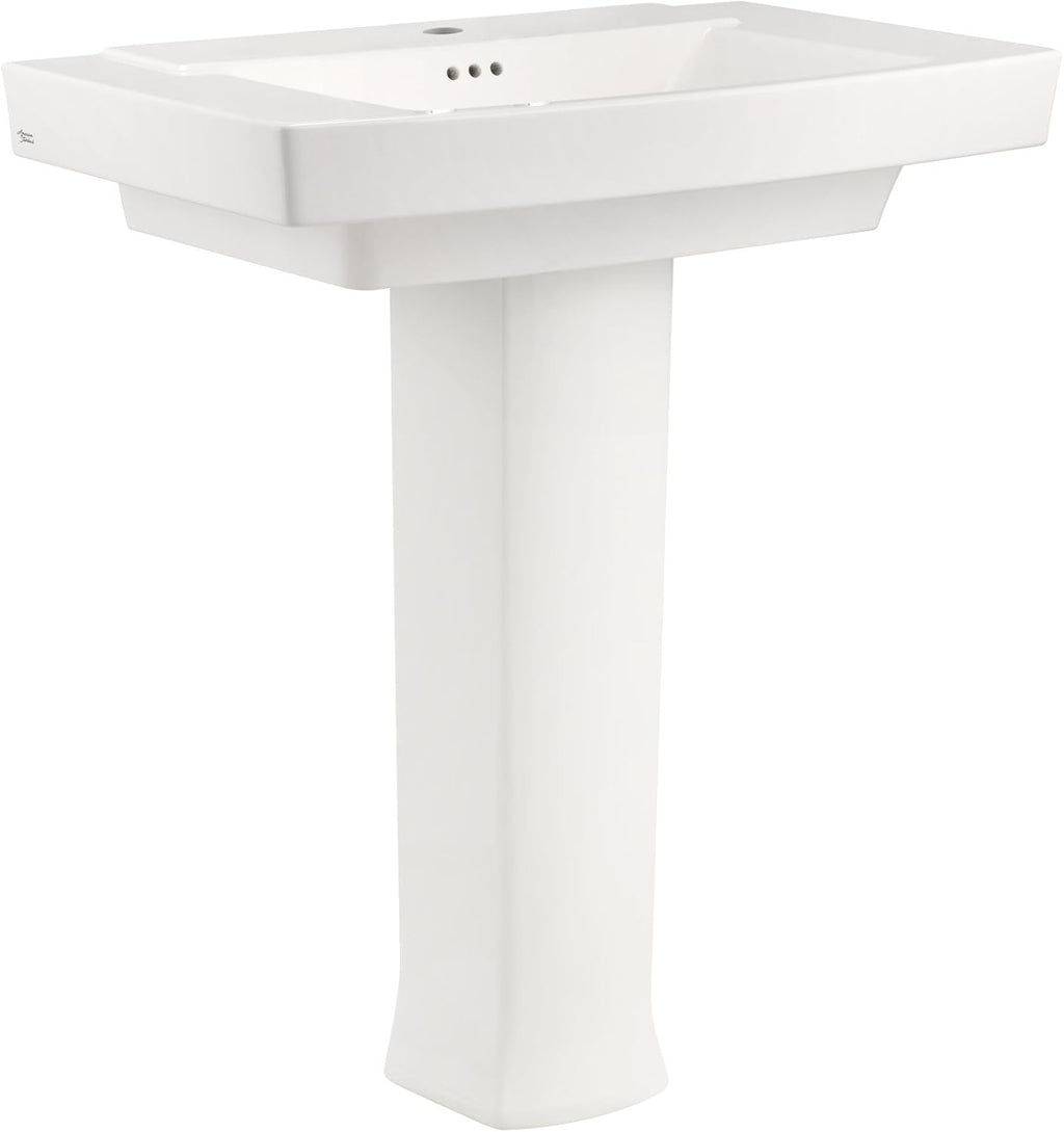 White Pedestal Sink U543113