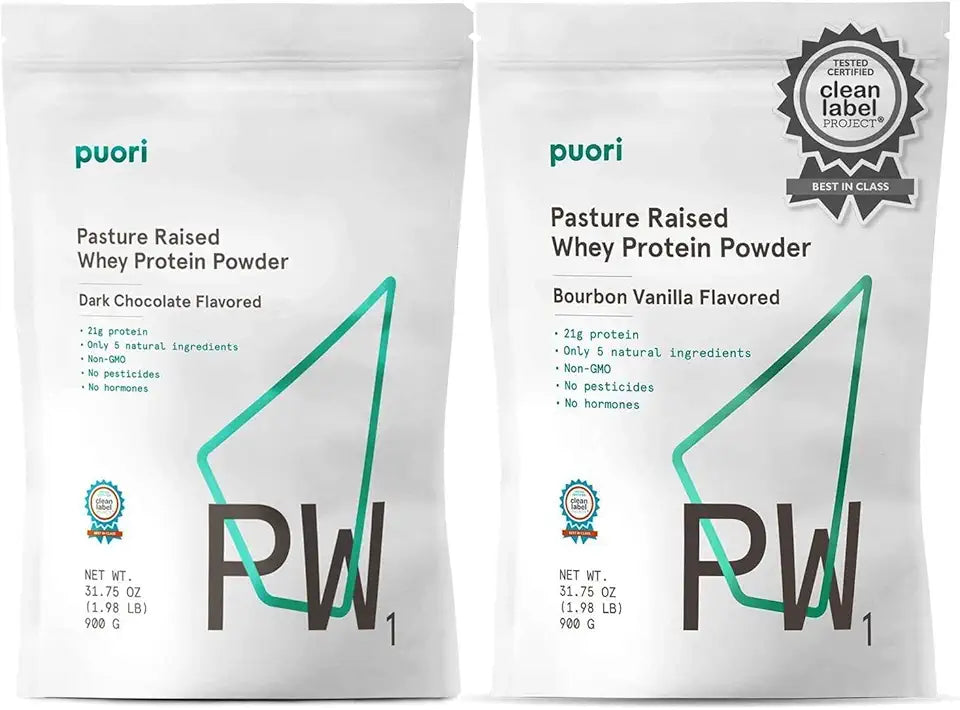 Whey Protein Powder Bundle Dark Chocolate and Bourbon Vanilla S8889