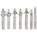 7-pc Miniature Router Bit Pack with 1/4" Shanks J272606