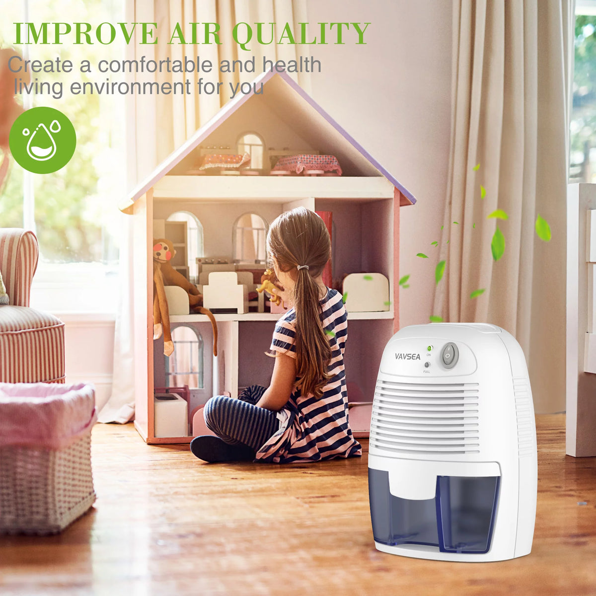 Electric Dehumidifier with Auto Shut off G286