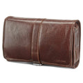Brown Leather Wash Bag C8684