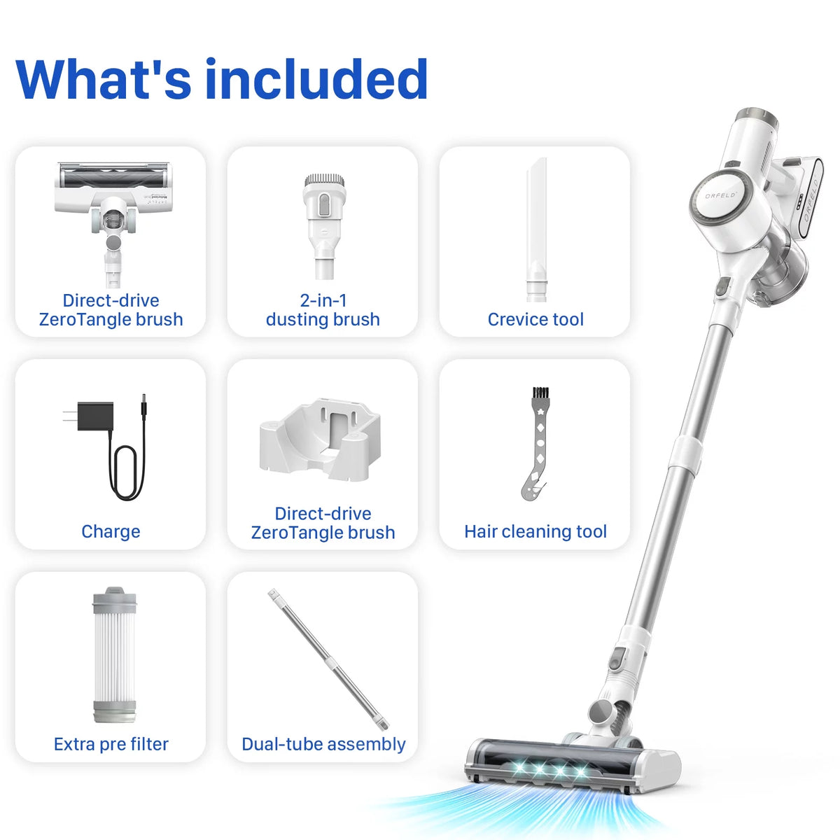 Cordless Vacuum Cleaner 20000Pa 2 in 1 L78461
