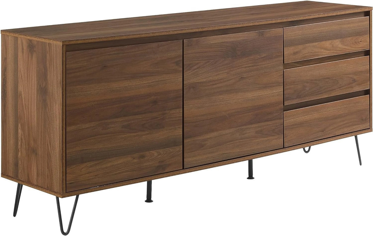 Brown Oak Record Storage Sideboard A55968