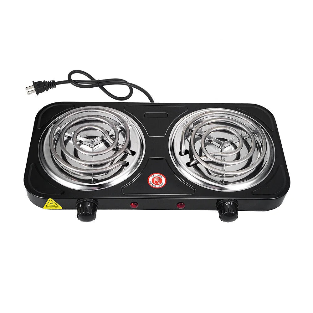 Double-burner Electric Hot Plate A7749