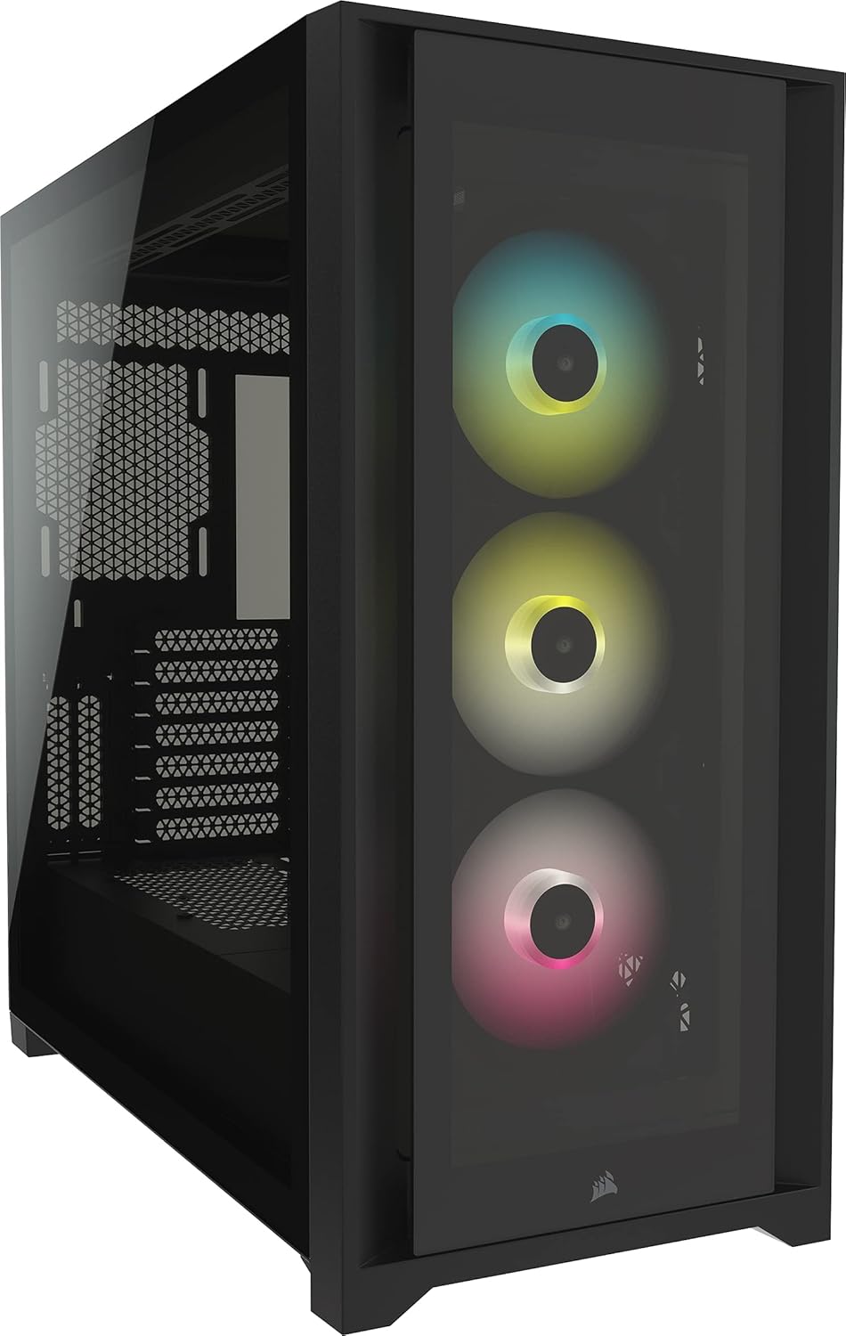 Black Tempered Glass Mid-Tower ATX PC Case M23683