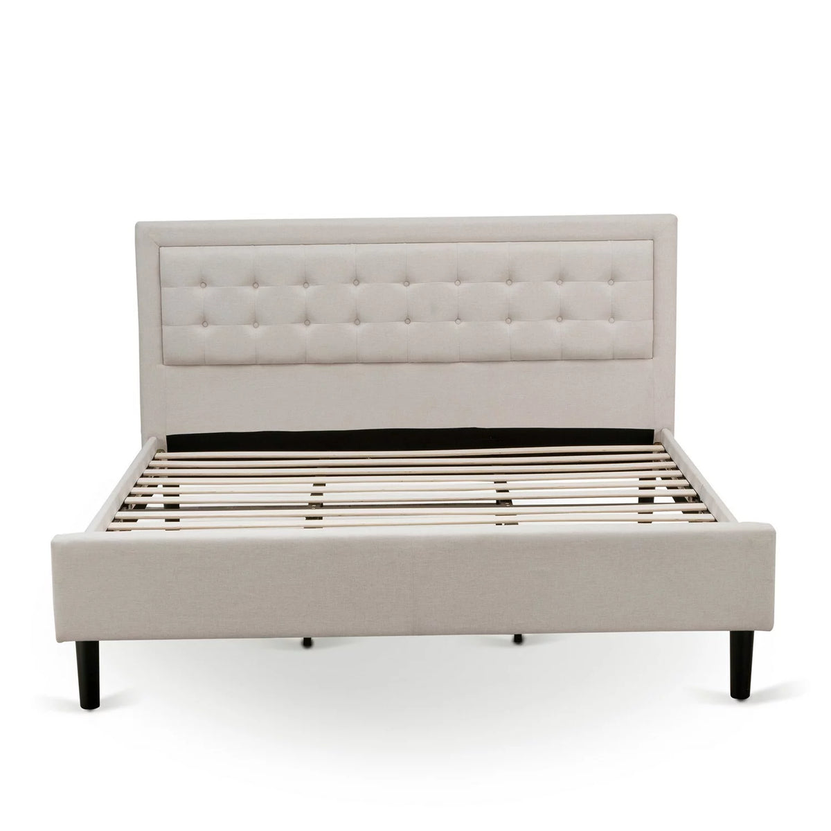2-piece King Bedroom Set in Beige/Walnut R14822