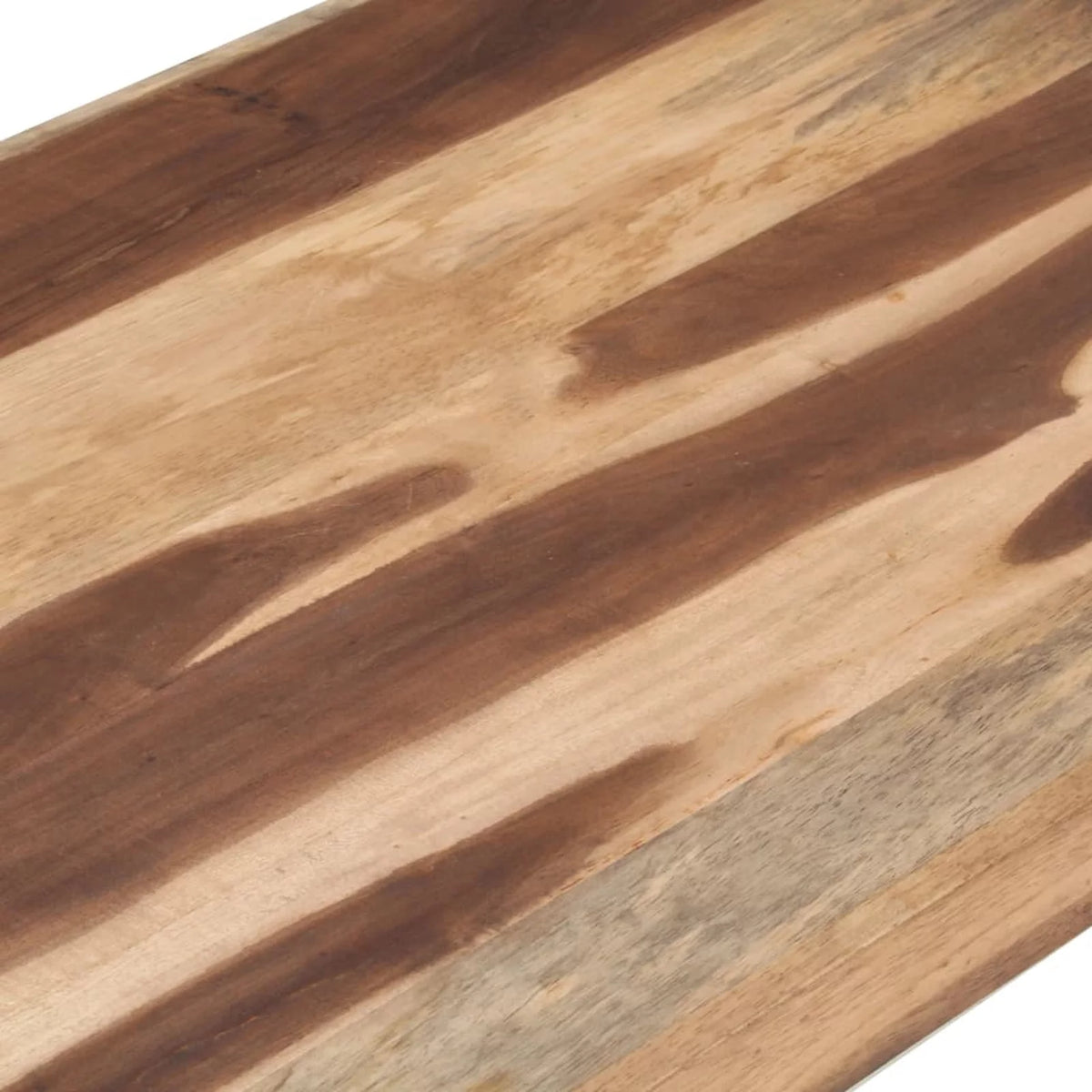 Acacia Wood Coffee Table with Steel Legs S71208