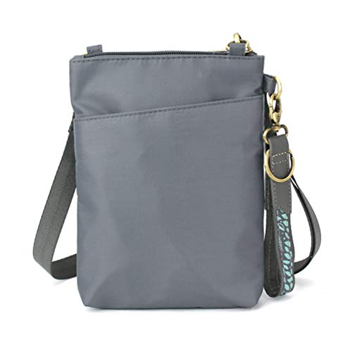 Nylon Faux Leather Crossbody Handbag with Adjustable Strap Q219887