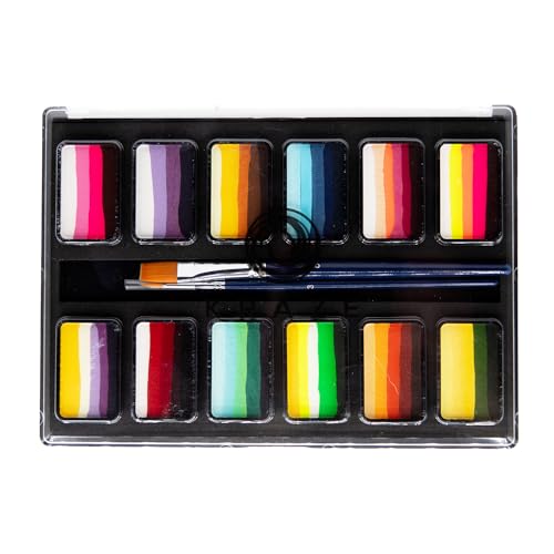 Water Activated Hypoallergenic Face Paint Palette Z361