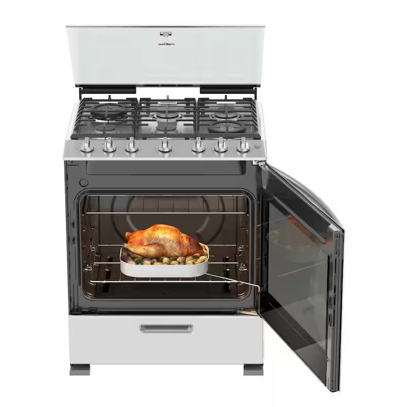 5.1 cu.ft. Gas Range with Self-Cleaning Stainless Steel O38090