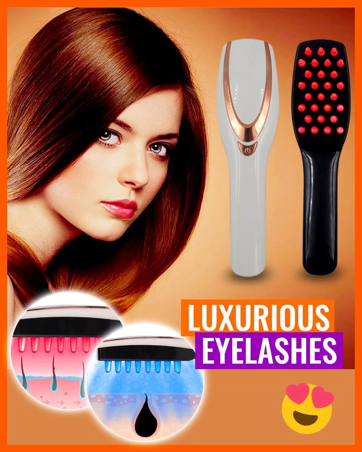 3 In 1 Electric Wireless Infrared Ray Massage Comb Z50107