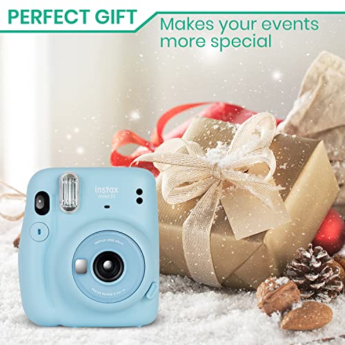 Charcoal Gray Instant Camera with Instant Film and Accessories E2880