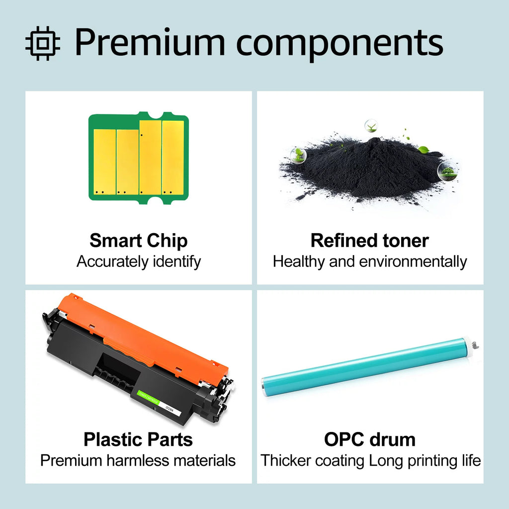 4 Pack Black Toner Cartridge Replacement K176683