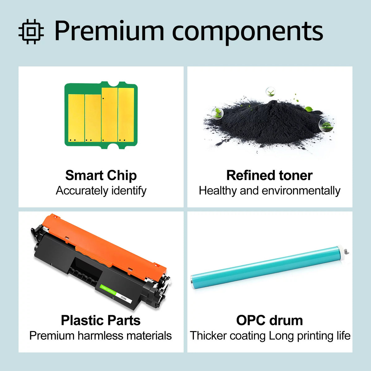 4 Pack Black Toner Cartridge Replacement K176683