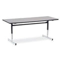 Rectangular Activity Table, 72W x 30D x 30H, Medium Oak G6521