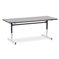 Rectangular Activity Table, 72W x 30D x 30H, Medium Oak G6521