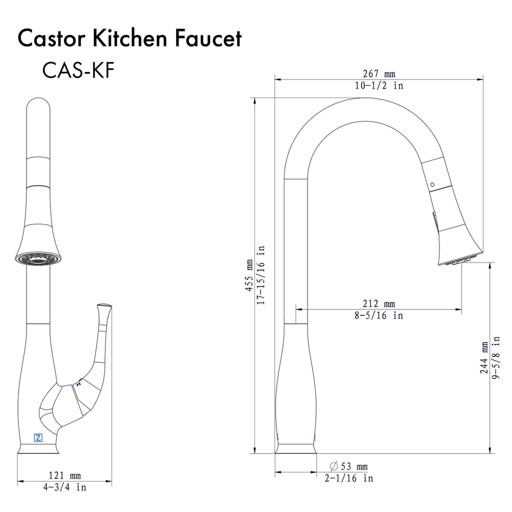Brushed Nickel Kitchen Faucet V149
