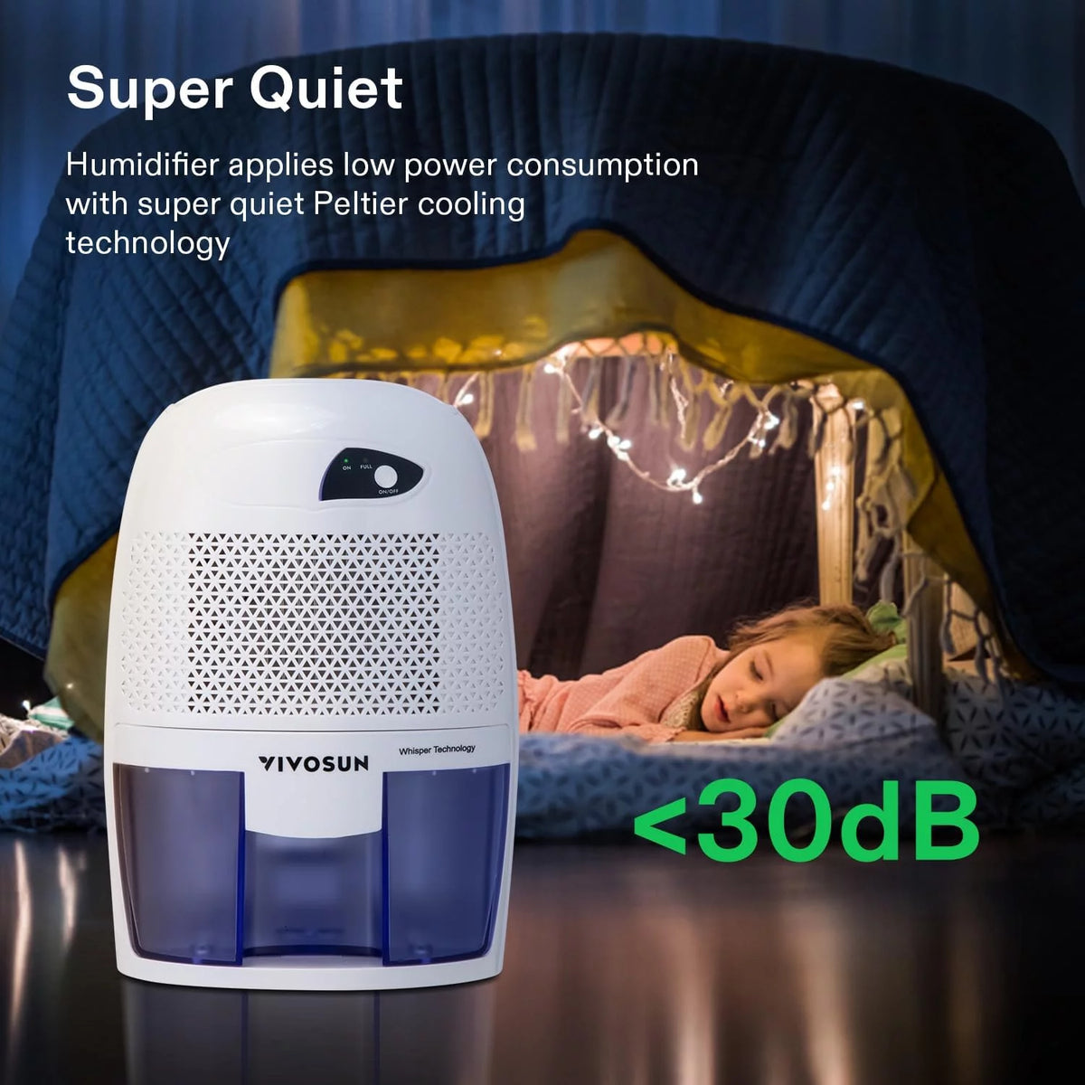 Electric Mini Dehumidifier with 500ML Water Tank O37535