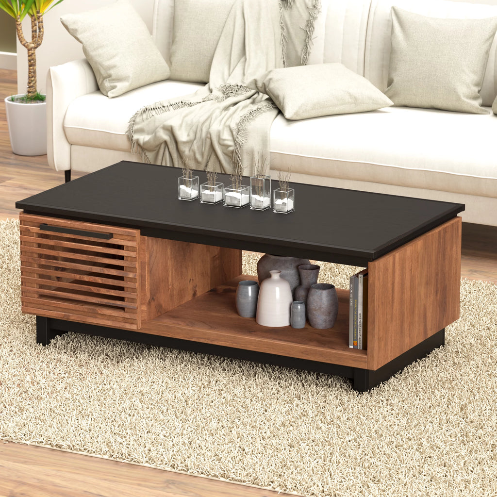 Mid Century Modern Storage Coffee Table U8898
