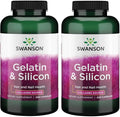 Gelatin and Silicon-Collagen Proteins 200 Capsules 2 Pack Z146