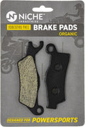 Front Rear Right Brake Pad Set Organic Pack of 2 Q218800