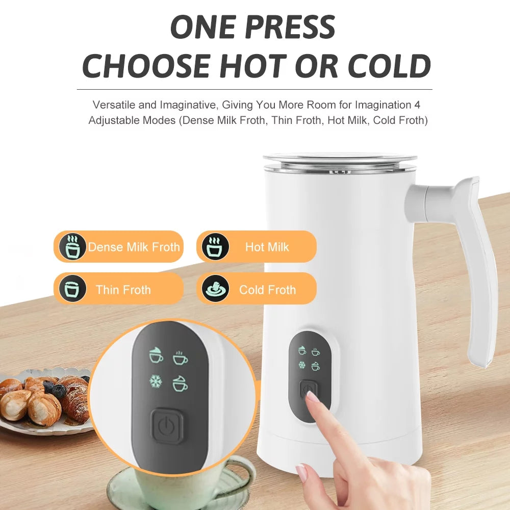 Electric Milk Frother and Steamer 4 in 1 400W 350ml M33284