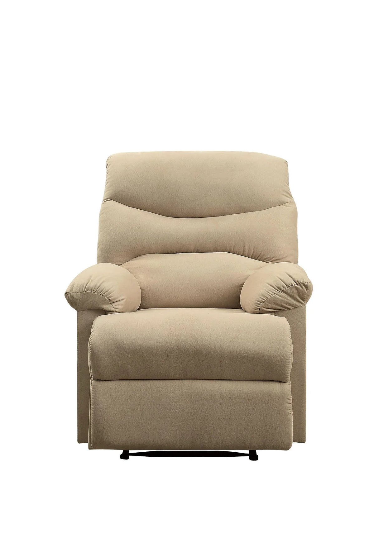 Beige Microfiber Recliner K6263