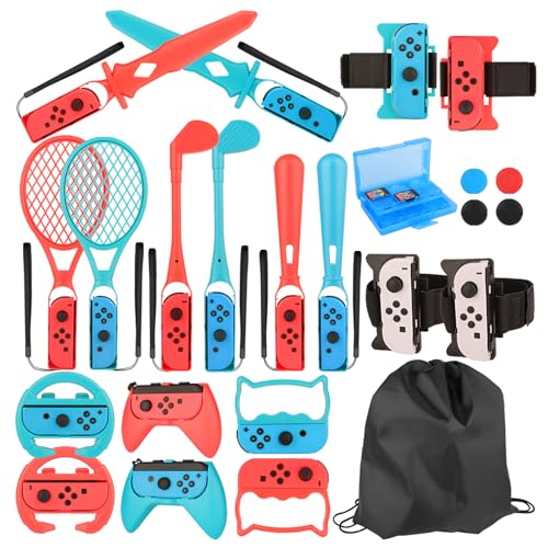 24 in 1 Switch Sports Accessories Kit with Carry Bag I37475
