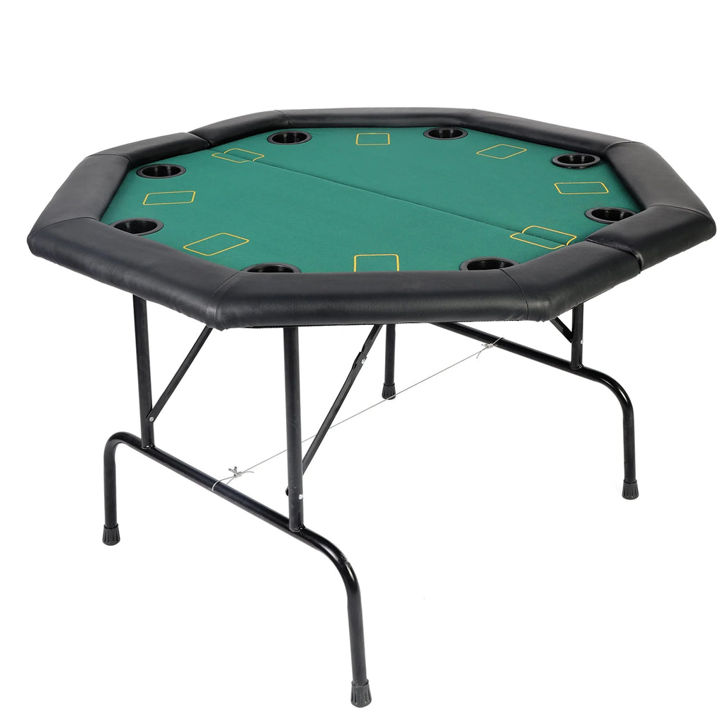 48 Octagon Folding Poker Table with Cup Holder A640570