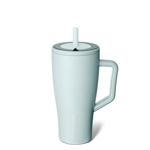 40 oz Stainless Steel Tumbler with Handle and Straw V49158