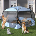 XLarge Popup Portable Dog House with Canopy Y99090