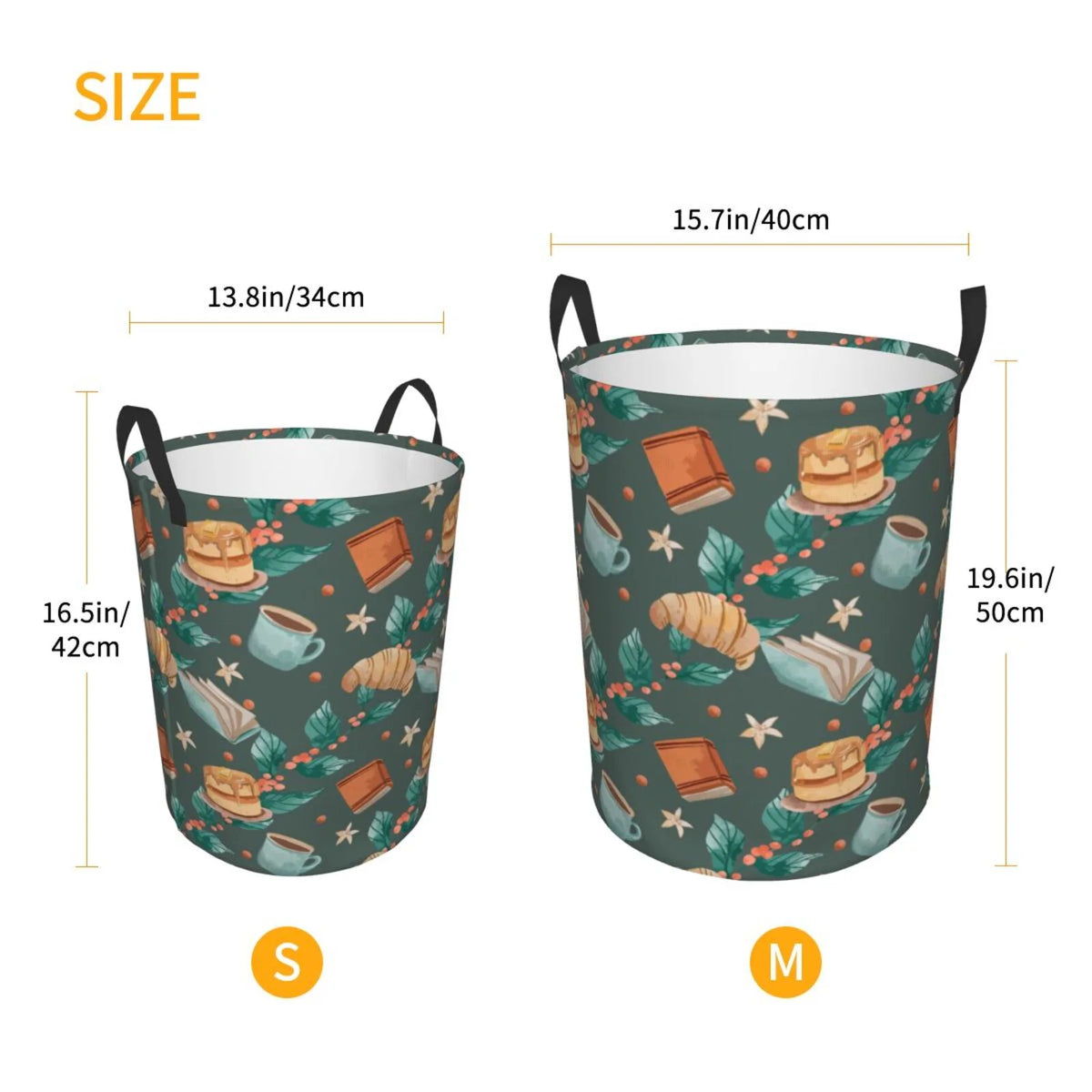 Collapsible Waterproof Laundry Basket 62L Z574423