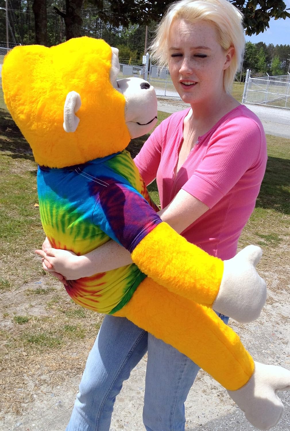 Yellow Plush Monkey 40-inches Tall E790